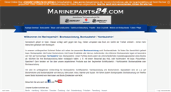 Desktop Screenshot of marineparts-24.de